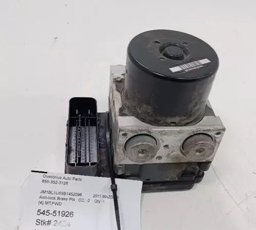 2010-2011 Mazda 3 Anti-lock Brake Pump Assembly Abs W/O Turbo W/O Dynamic OEM used OEM ABS pump and module