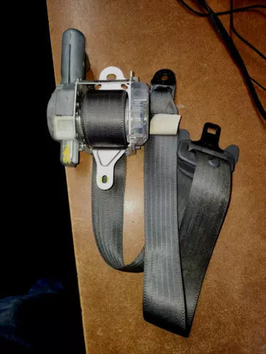 2005-2011 Toyota Tacoma Left Front Driver Seat Belt Retractor Assembly Gray Oem used OEM seat belt