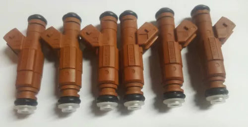 Fuel Injectors 30 lb 4 Hole Set Of 6 Jeep Upgrade 1989-1998 used OEM fuel injector