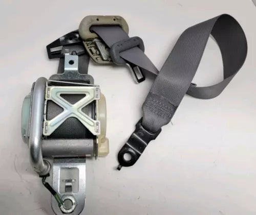 2004-2009 Dodge Durango Front Left LH Bucket Seat Belt Retractor Assembly Gray used OEM seat belt