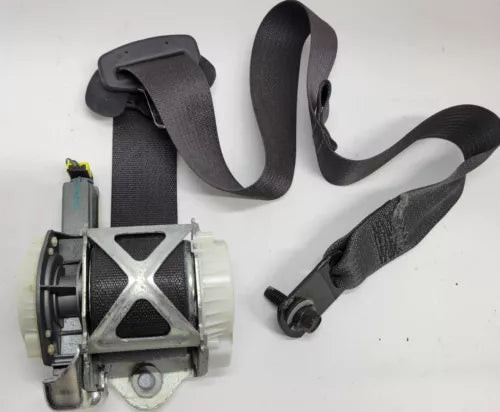 2011-2012 Ford Explorer OEM Left Driver Seat Belt Retractor Assembly Black used OEM seat belt