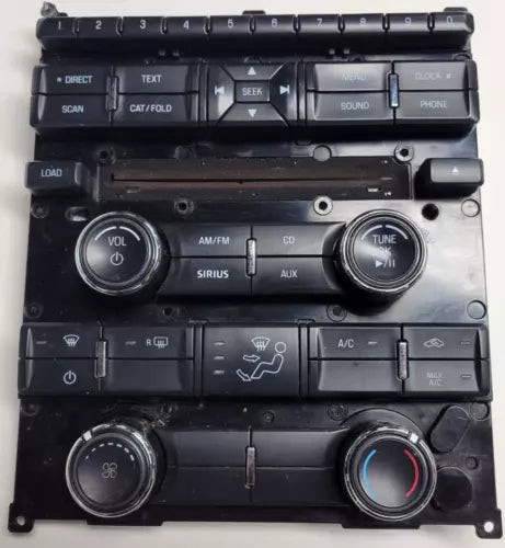 2010-2012 Ford Taurus Radio Face Climate Control Panel AG1T-18A802-AB w/o Memory used OEM climate control
