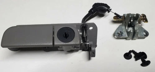 2001-2005 Cadillac Deville Glove Box Latch Compartment Lock Handle Lever Gray used OEM display screen