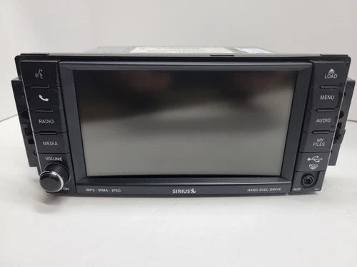 2012-2019 Dodge Caravan Radio RBZ Display Receiver Multimedia SAT AM FM CD OEM used OEM radio or infotainment unit