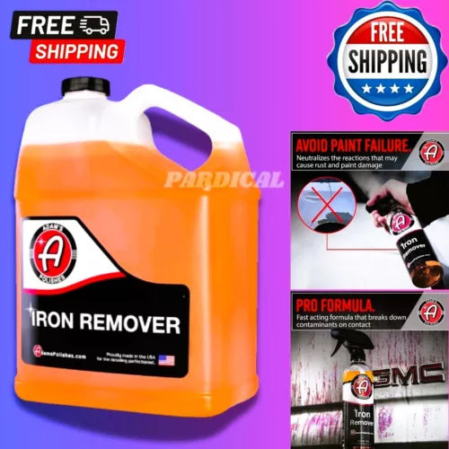 Adam's Polishes Iron Remover, Iron Out Fallout Rust Remover Spray for Car, 1 Gal used OEM headlight