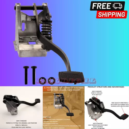 Clutch Pedal Assembly Compatible with Ford Super Duty F250 F350 F450 F550 1999 2 used OEM used OEM auto part