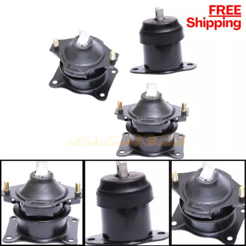 G272 Engine Motor Mount Set 3 Fit for 2004-2006 TL 3.2L/ 2003-2007 Accord 3.0L w used OEM engine assembly