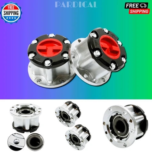 2Pcs Manual Wheel Locking Hubs 26 Spline 43509-35030 for 1983-1998 Toyota T100 4 used OEM used OEM auto part