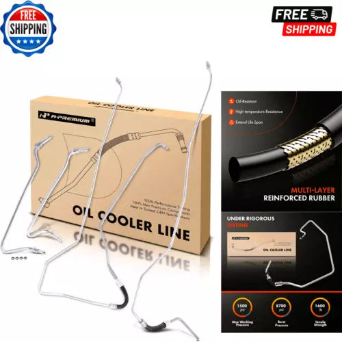 Automatic Transmission Oil Cooler Line Hose Assembly Ford F-150 F150 Lincoln Mar used OEM transmission or transaxle