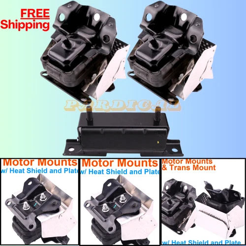 3PC Engine Motor Mount Fits 2007-2014 Tahoe Silverado Suburban A5365HY 15854939 used OEM engine assembly