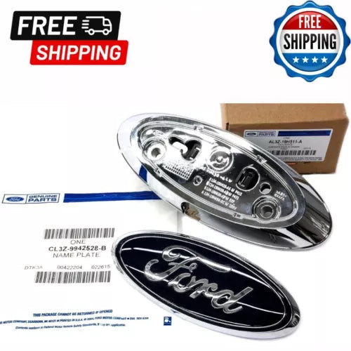 2009-2014 F-150 Tailgate Back up Camera Housing Bezel & Emblem UPDATED OEM used OEM trunk lid or liftgate