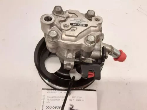 2004-2015 NISSAN TITAN Pathfinder POWER STEERING PUMP ASSEMBLY 49110-7S000 OEM used OEM power steering pump