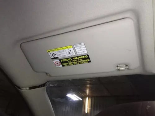 Sun Visor Nissan ROGUE EXCEPT SPORT Left Driver LH 2011-2015 used OEM sun visor