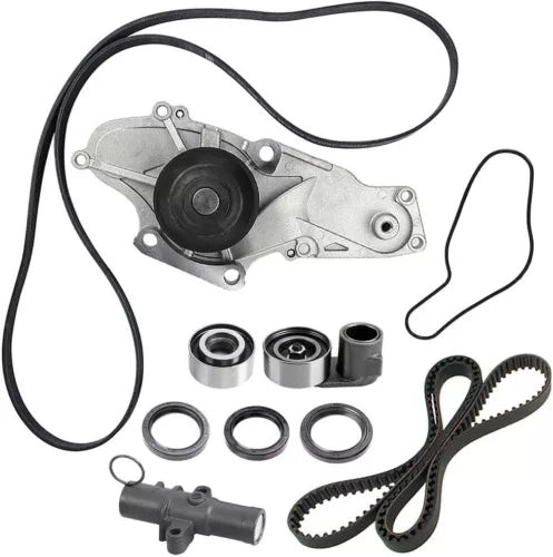 TKH002 Engine Timing Belt Kit with Water Pump,Compatible with 20032013 Acura MDX used OEM engine assembly