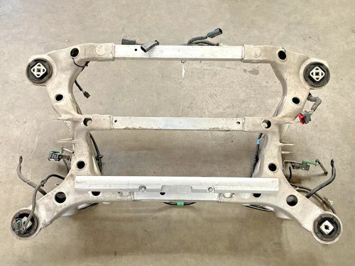 2012-2021 TESLA MODEL S & X Used OEM Rear Subframe Crossmember EE9CD4 used OEM rear subframe and crossmember