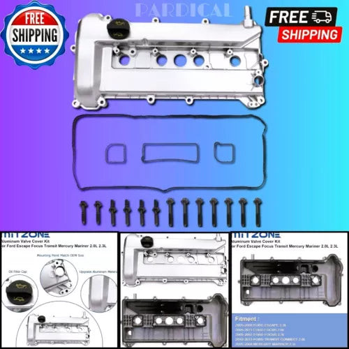 Aluminium Valve Cover 2005-2013 Ford Focus Escape Transit Connect Mariner 2.0L 2 used OEM valve cover