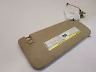 2010 -2013 CADILLAC CTS Passenger Right Sun Visor Station Wgn Tan OEM used OEM sun visor