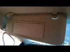 2011-2015 BUICK REGAL LH Driver Left Sun Visor Tan used OEM sun visor