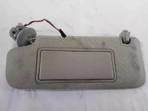 Fits 2014 - 2019 CADILLAC CTS Sedan LH Driver Sun Visor Illuminated Gray used OEM sun visor