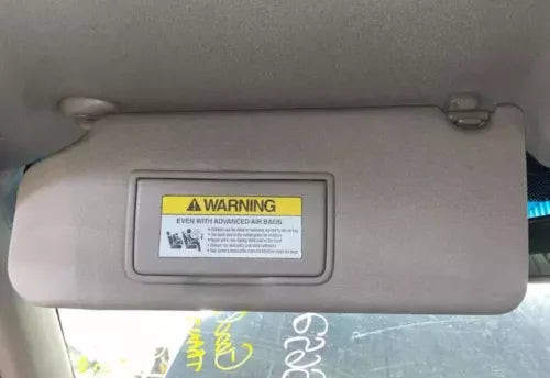 2009-2014 Honda Pilot Left Driver Interior Visor Illuminated Gray OEM used OEM sun visor