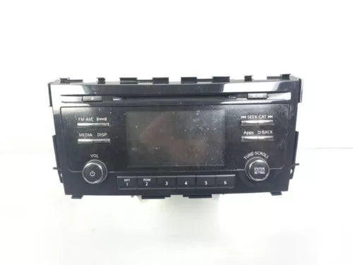 2013-2015 NISSAN ALTIMA SEDAN AM FM CD RADIO RECEIVER W/O NAVIGATION 5" DISPLAY used OEM display screen