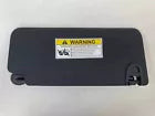 2016 - 2021 HONDA CIVIC LH Driver Sun Visor w/o Illumination Black OEM used OEM sun visor