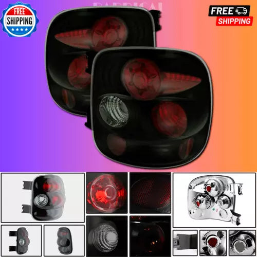 99-04 Chevy Silverado | GMC Sierra Stepside Model Black Smoked Tail Lights Rear used OEM climate control