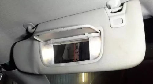 2015-2023 Ford Edge Left Driver Sun Visor Garage Door Opener Gray used OEM sun visor