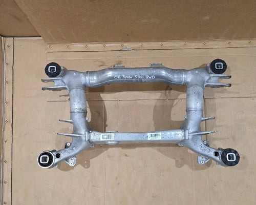 2004-2010 BMW 535i Rear Subframe Suspension Axle Carrier Crossmember Cradle OEM used OEM rear subframe and crossmember