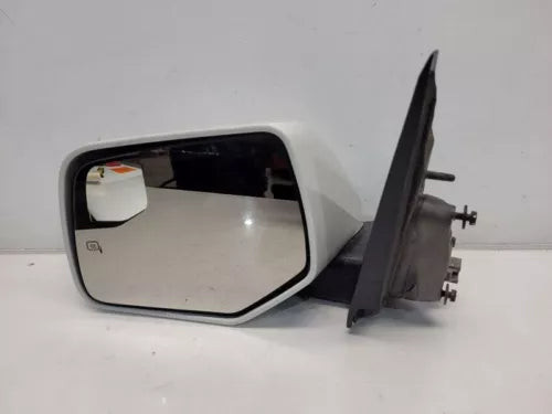 2010-2012 Ford Escape Left Driver Side View Door Mirror Heated White used OEM side view mirror