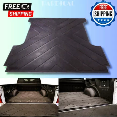 Dee Zee DZ76928 Heavyweight Rubber Bed Mat 3/8" Thick X-Pattern Direct-Fit Black used OEM used OEM auto part