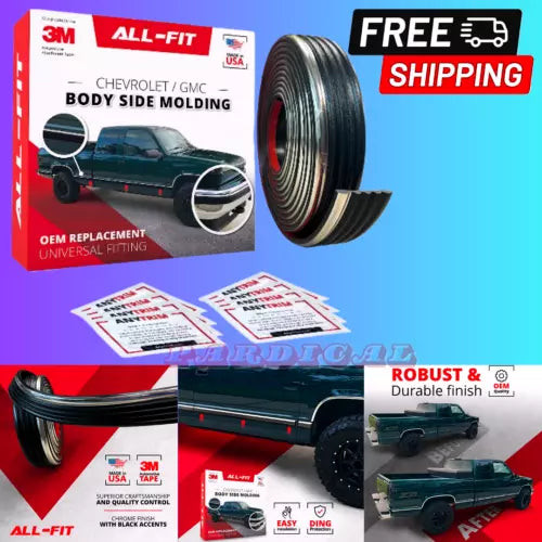 Original Style Replacement Body Side Molding for 1988-99 Chevy/Gmc Pickup, Subur used OEM used OEM auto part