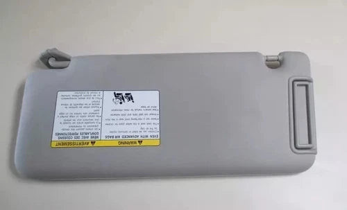 2017-2021 Nissan Armada Left Driver Side Interior Sun Visor Gray used OEM sun visor