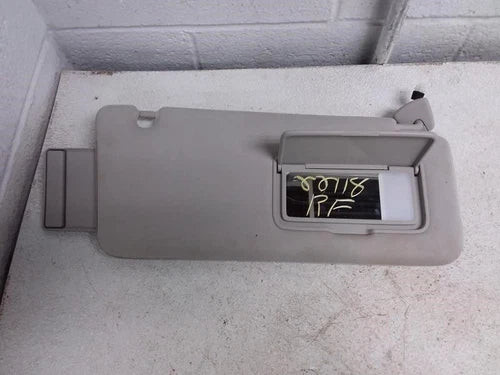 2017-2021 Nissan Armada RH Passrnger Side Interior Sun Visor Gray used OEM sun visor