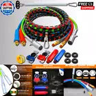 Semi Truck Air Lines Kit 15FT 3 in 1 ABS Power Air Line with Glad Hands Tender S used OEM side view mirror