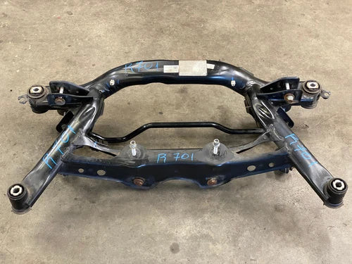 2015-2016 AUDI A3 QUATTRO REAR SUBFRAME CRADLE K FRAME OEM LOT701 used OEM rear subframe and crossmember