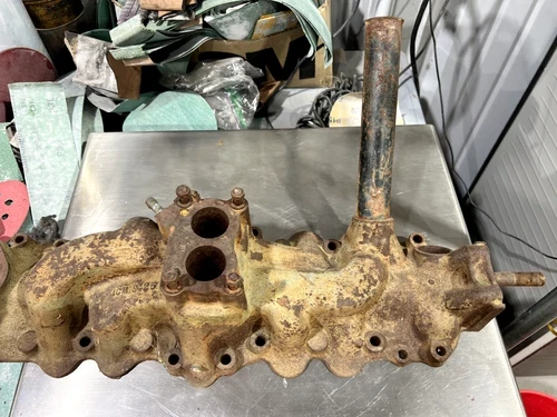 1949 Ford 51 Mercury Lincoln Flathead Icm 9425 / L242 Used OEM Intake Manifold