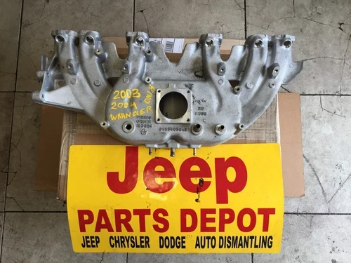 2003-2004 Jeep Only Wrangler Tj Lj 6CYL 4.0L Used OEM Intake Manifold 04854036AB
