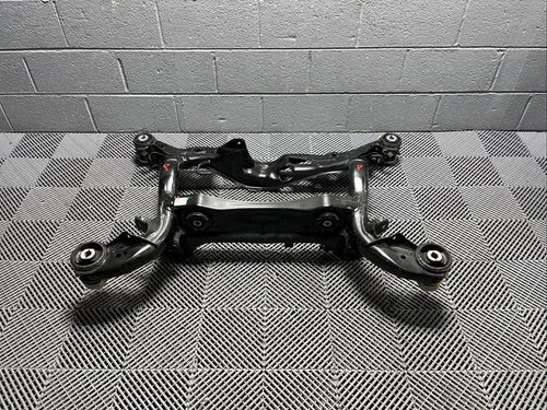 2019 2020 2021 2022-2025 Audi A6 C8 Rear Subframe Cross Member 10k OEM used OEM rear subframe and crossmember