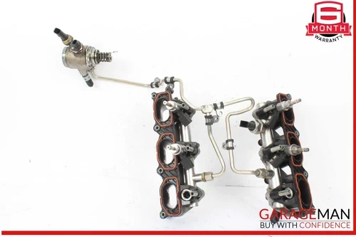 2009-2012 Audi Q5 Left and Right Lower Fuel Rail Used OEM Intake Manifold with Injectors