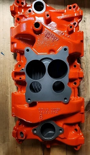 1970 3965577 Rochester Cast Iron 4BBL Camaro Corvette Used OEM Intake Manifold SBC350