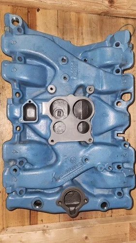 Oldsmobile 398664 K Cast Iron 4BBL Gm Barrel Brl Quadrajet 455 Used OEM Intake Manifold
