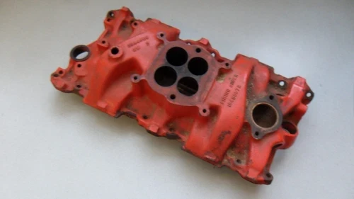 Chevrolet 64 65 66 Car 4 Barrel Sbc Orange 3844459 Date E146 Used OEM Intake Manifold 03AA5