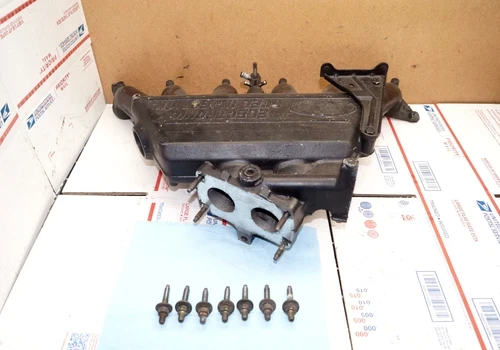 1987-1996 Ford F150 4.9L 300 Inline 6 Upper Aluminum Used OEM Intake Manifold with Bolts