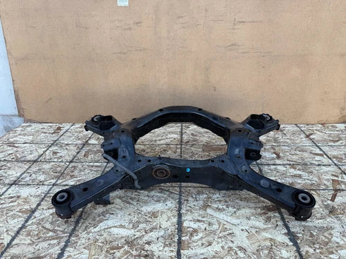 NISSAN 370Z 2009-2021 OEM REAR SUBFRAME CROSSMEMBER CRADLE RWD ASSEMBLY used OEM rear subframe and crossmember