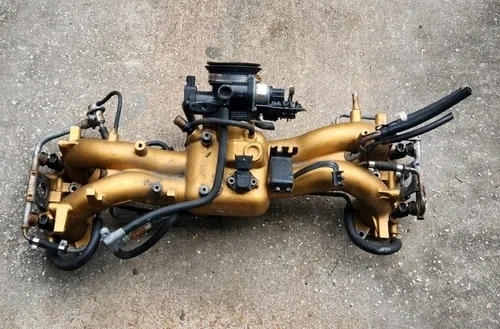 2002-2005 Subaru Impreza 2.5L Used OEM Intake Manifold with Throttle Body & Fuel Lines