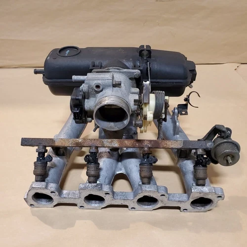 1984-1991 Peugeot Gls 2.2L and Throttle Body 9151229780 Used OEM Intake Manifold