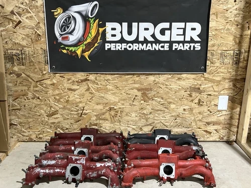 2004-2006 Subaru Impreza Wrx Sti Red Intake Manifolds Used OEM Intake Manifold
