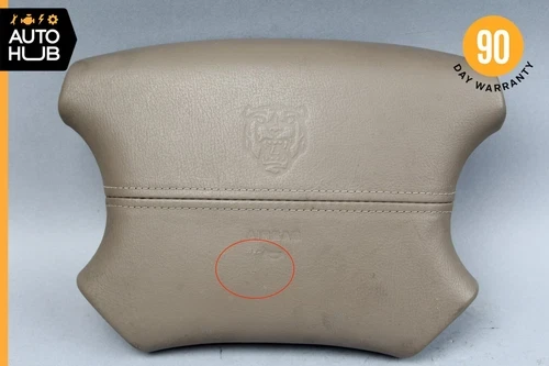 2001 Jaguar Xk8 4.0L Steering Wheel Beige OEM Part HJE9180CCAEK Used OEM Airbag