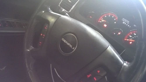 2011-2012 GMC Acadia Driver Steering Wheel Used OEM Airbag